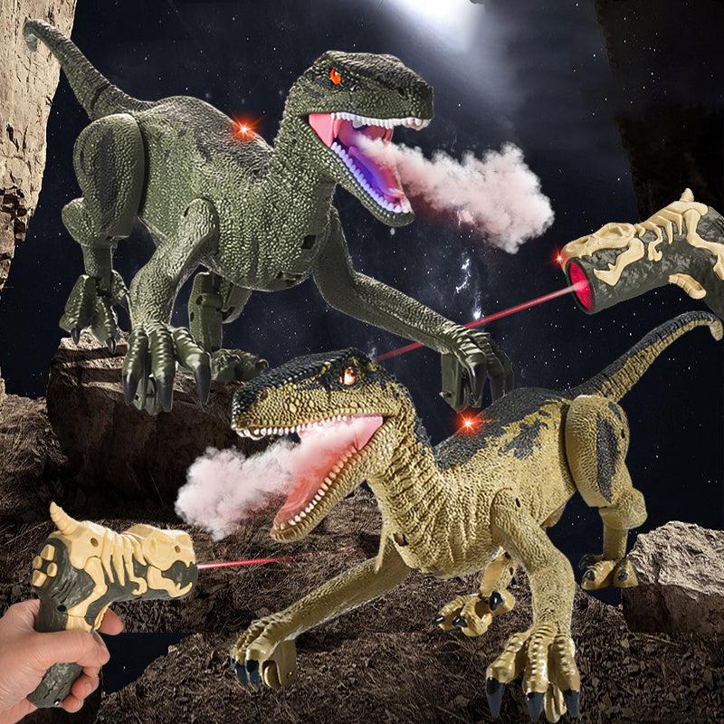 Spray Mist Dinosaur Toy - Walking with Light & Sound