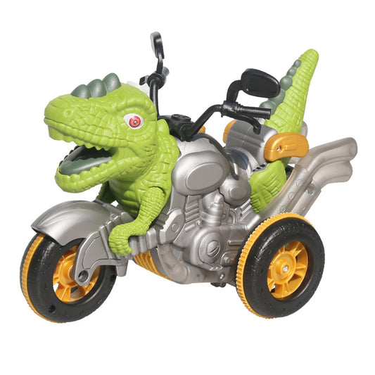 RC Dinosaur Motorcycle Toy with Lights & Sound