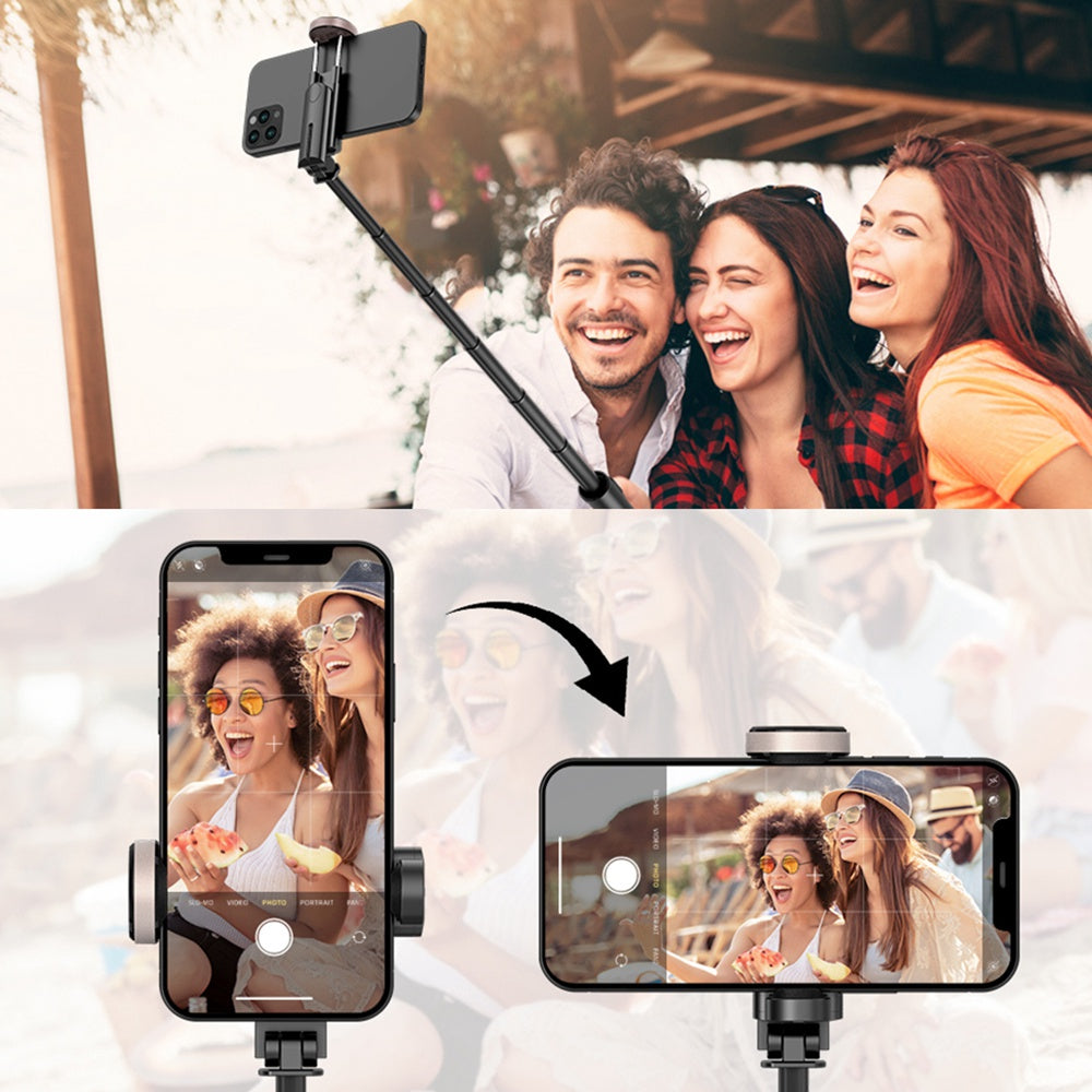 Extendable Phone Tripod with Bluetooth Remote