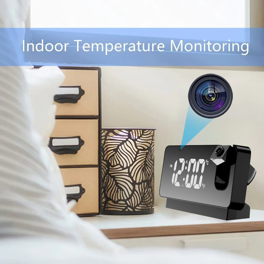 Projection Alarm Clock Camera