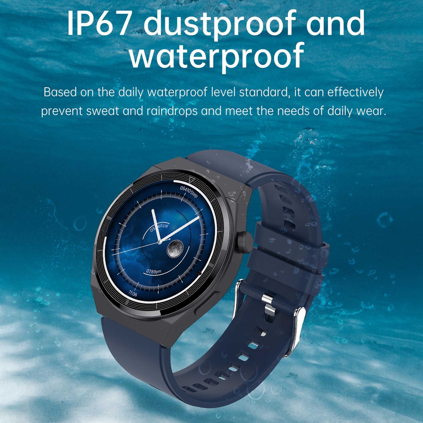 Bluetooth Calling Smart Watch - Waterproof with Health Monitoring