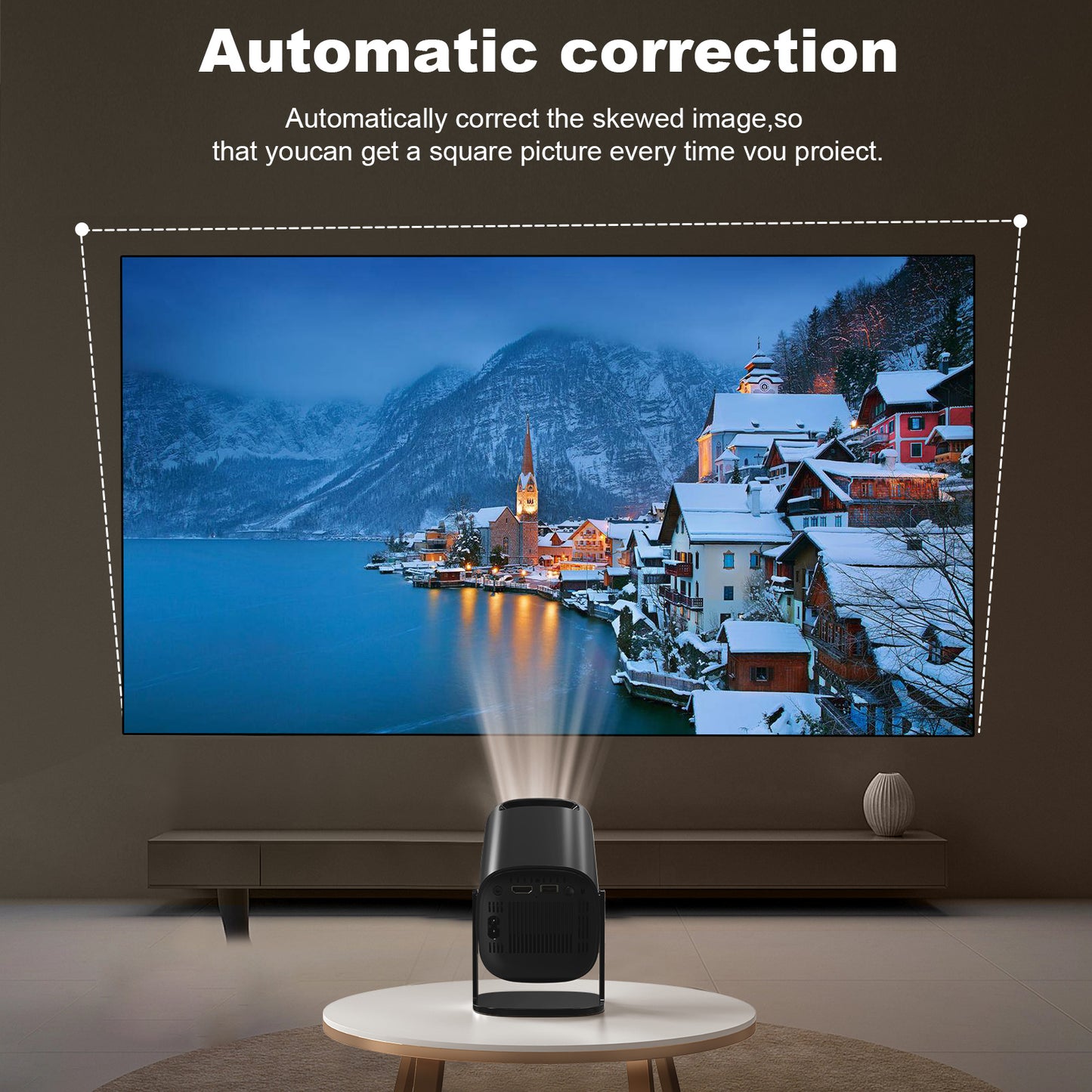 4K Mini Projector - Android 11