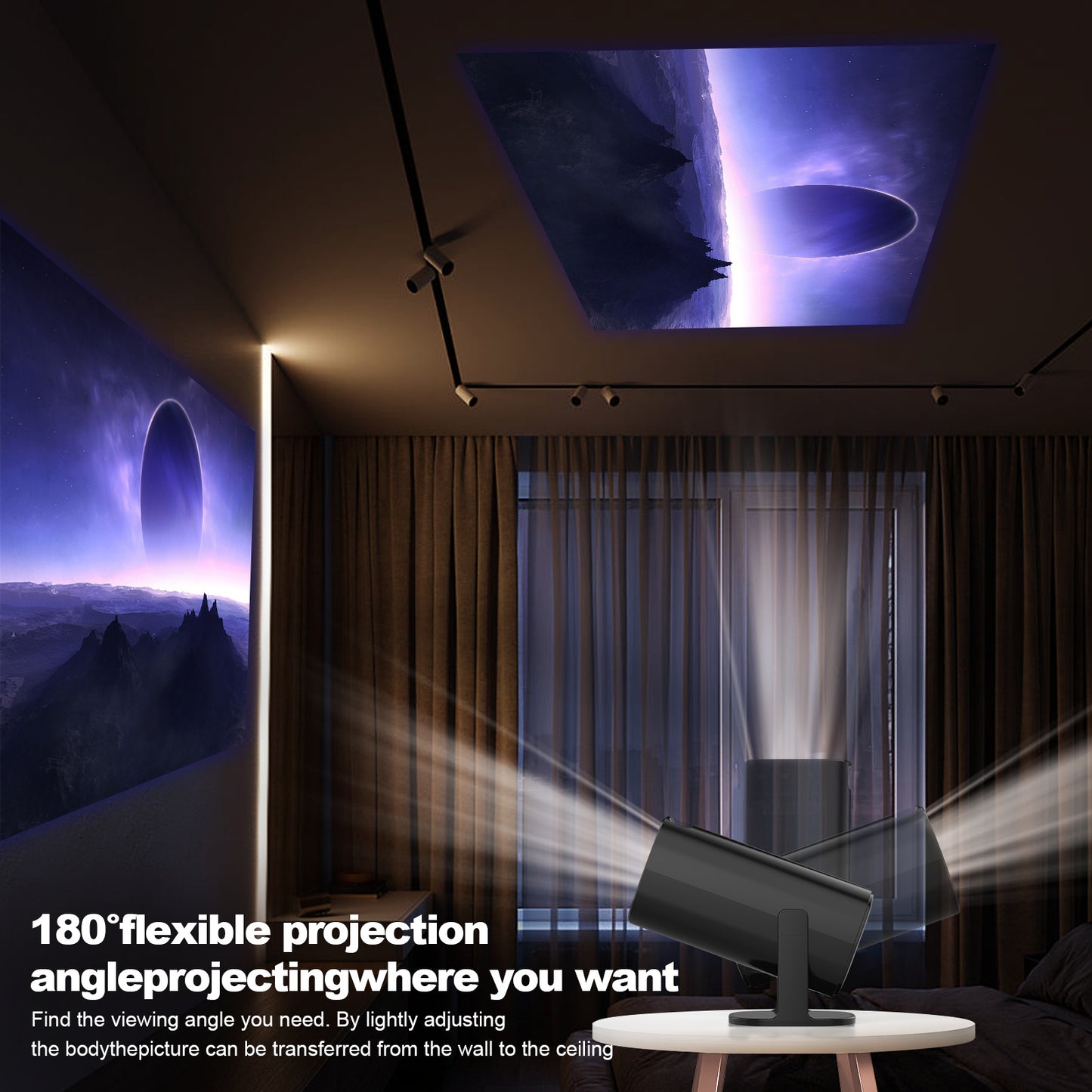 4K Mini Projector - Android 11