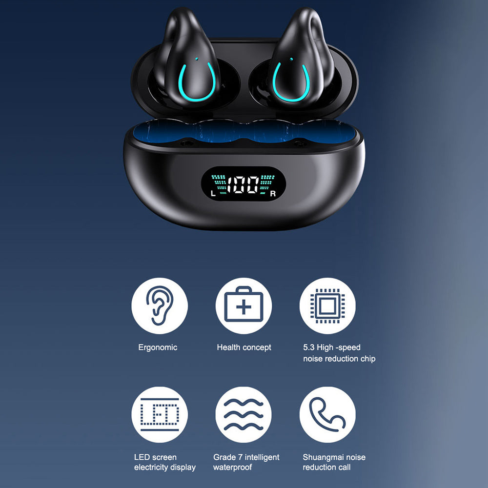 Bone Conduction Bluetooth Earphones