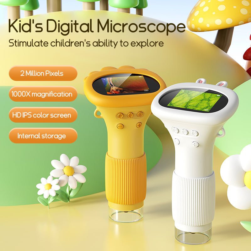 Kids Digital Microscope - 1000X Zoom